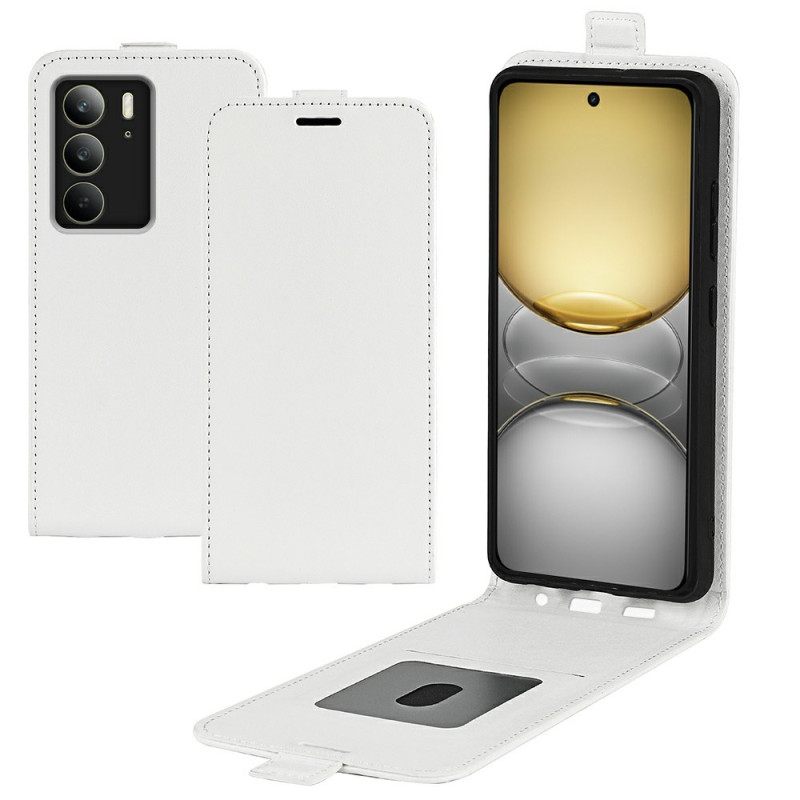 Leren Hoesje Voor Realme C75 Verticale Klep