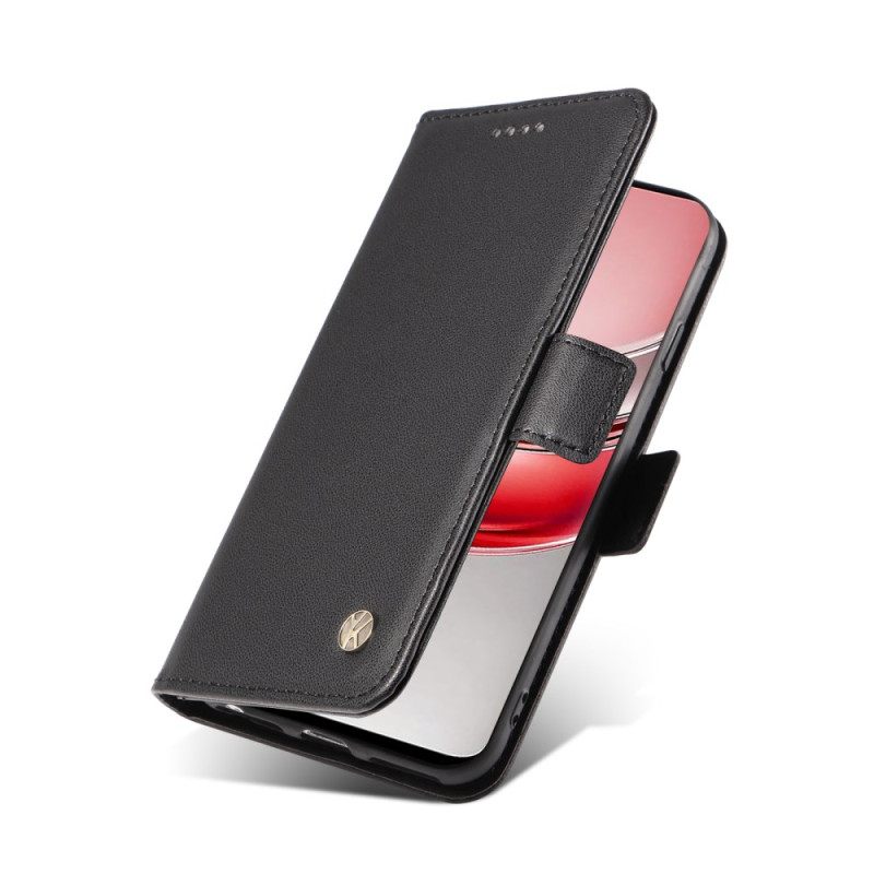 Leren Hoesje Voor Realme C75 Ykatu