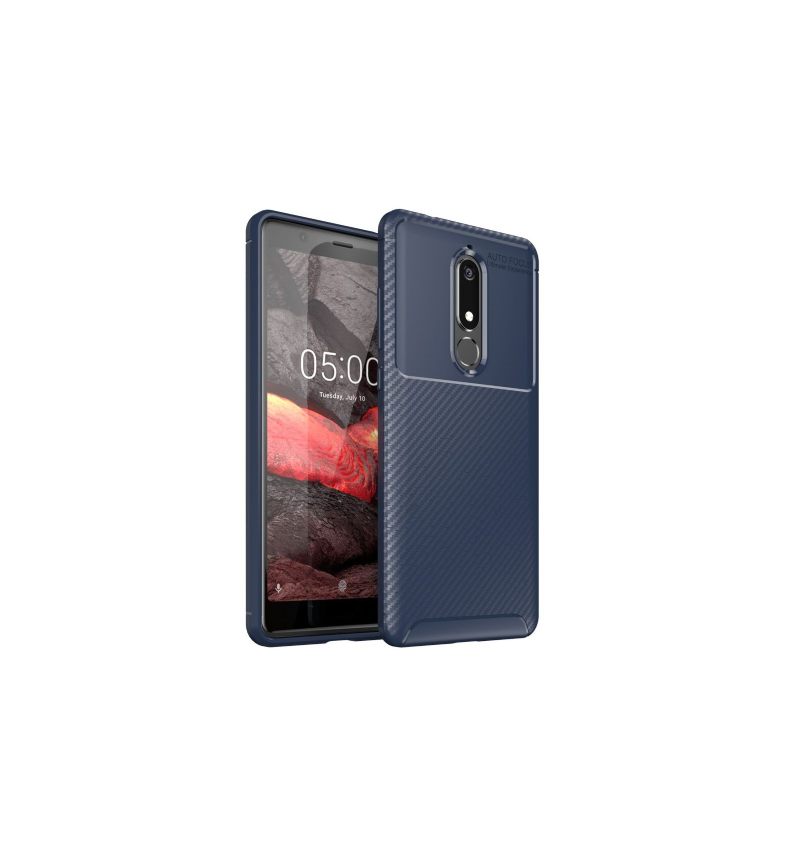 Telefoonhoesje voor Nokia 5.1 Karbon Classy