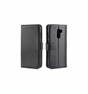 Cover voor Pocophone F1 Anti-fall Premium Lederen Kaarthouder