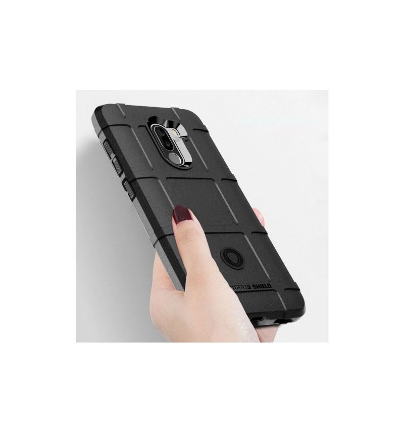 Hoesje voor Pocophone F1 Robuust Schild