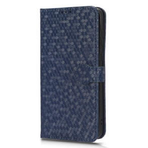 Folio-hoesje voor Huawei P60 Pro Met Ketting 3d-patroon Met Riempje