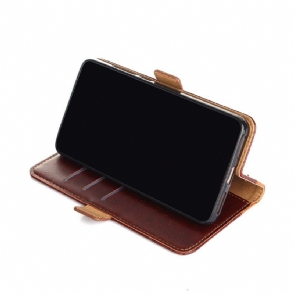 Cover voor Samsung Galaxy A42 5G Folio-hoesje Ulrich Kunstleer