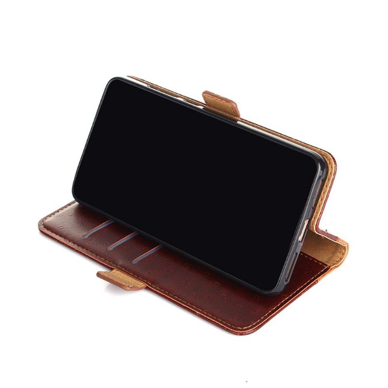 Cover voor Samsung Galaxy A42 5G Folio-hoesje Ulrich Kunstleer