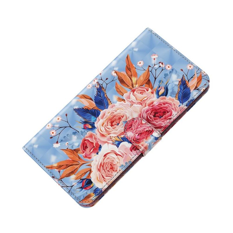 Folio-hoesje voor Samsung Galaxy A42 5G Bloeiende Bloemen