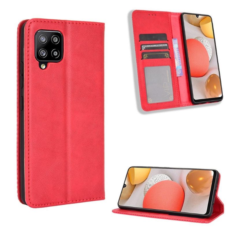 Folio-hoesje voor Samsung Galaxy A42 5G Leer In Cirénius-stijl