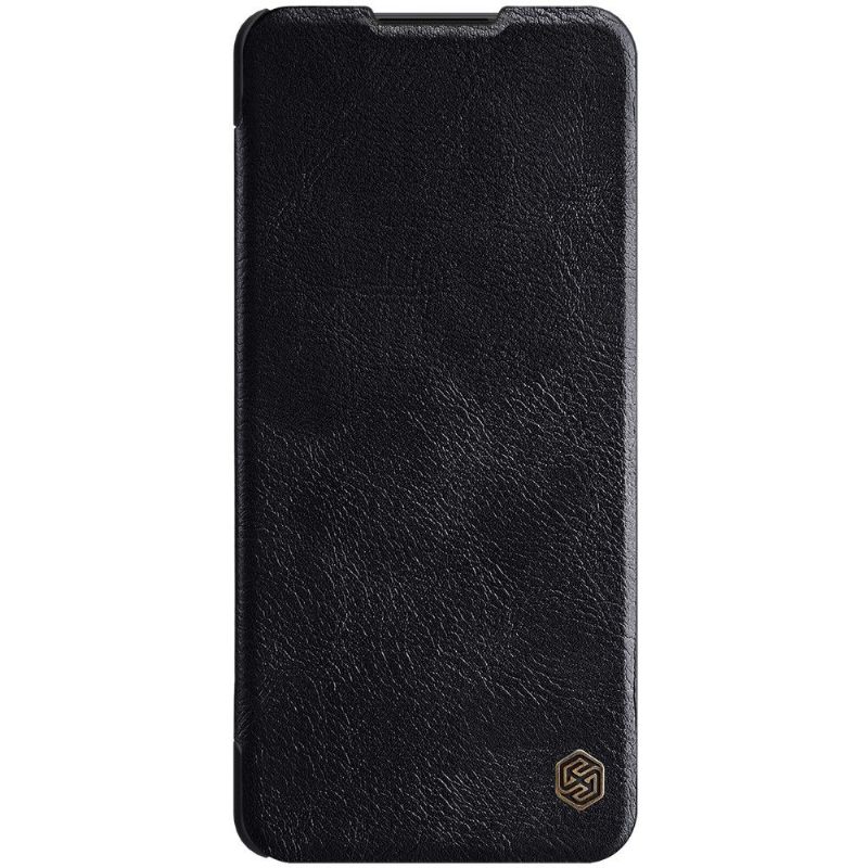 Folio-hoesje voor Samsung Galaxy A42 5G Qin-serie Leereffect
