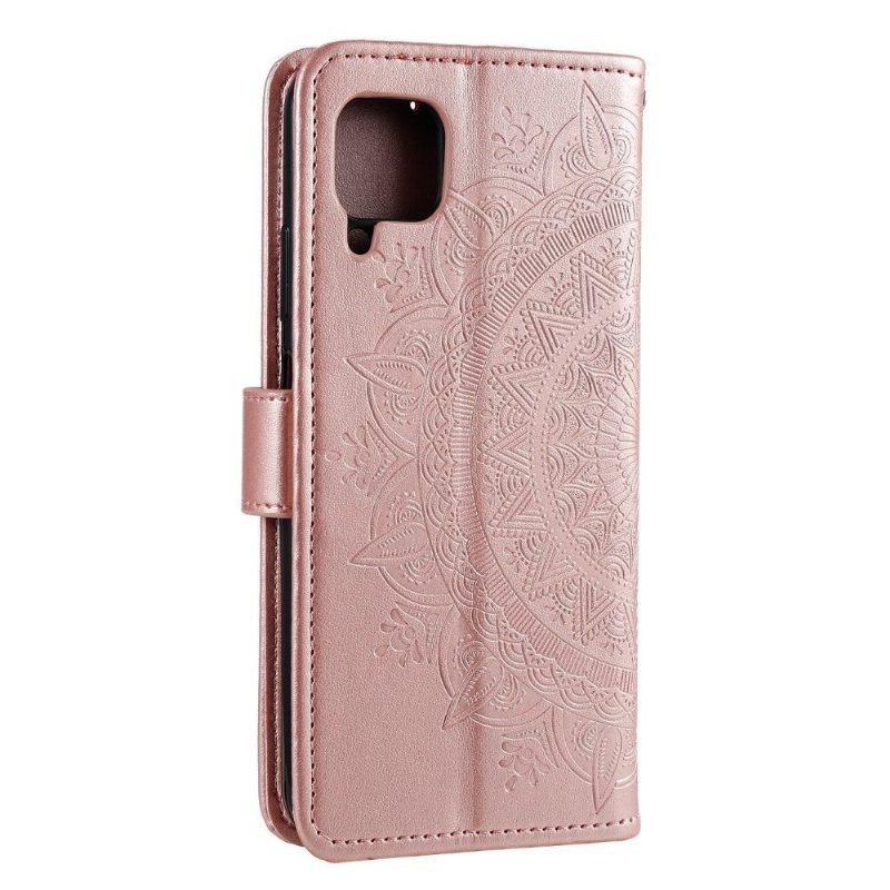 Folio-hoesje voor Samsung Galaxy A42 5G Reliëf-mandala