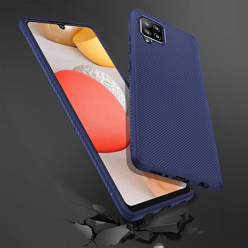 Hoesje voor Samsung Galaxy A42 5G Anti-fall Gestreept Effect