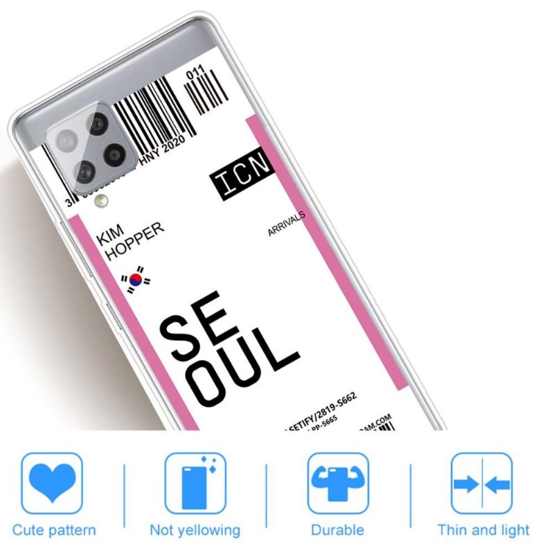 Hoesje voor Samsung Galaxy A42 5G Instapkaart 03 Seoul