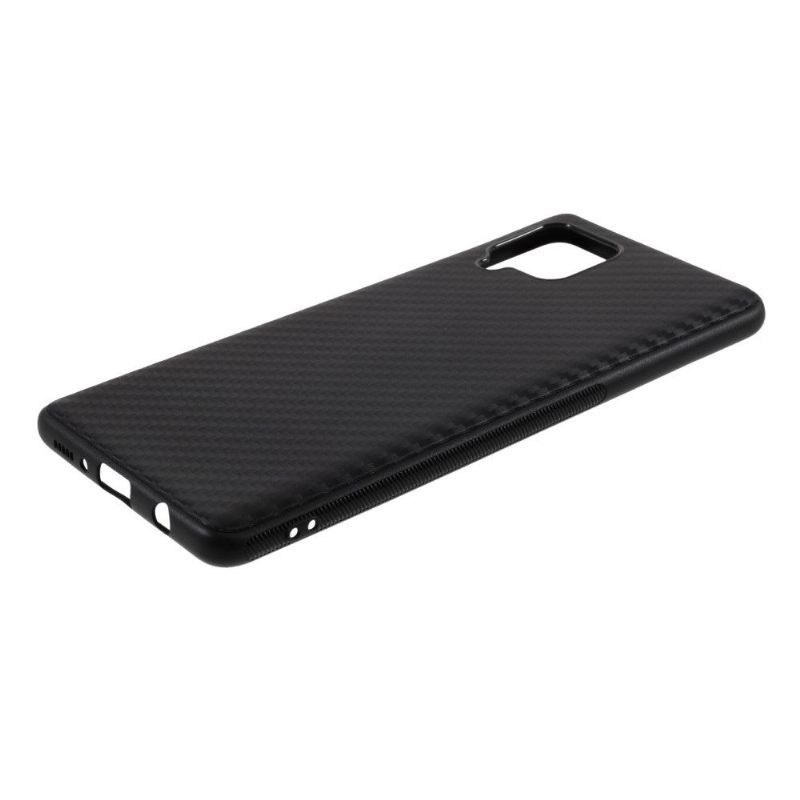 Hoesje voor Samsung Galaxy A42 5G Koolstofvezelcoating