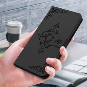 Leren Hoesje voor Samsung Galaxy A42 5G Lena Barok