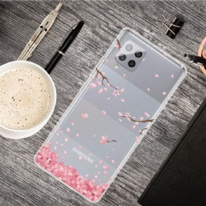Telefoonhoesje voor Samsung Galaxy A42 5G Roze Bloem
