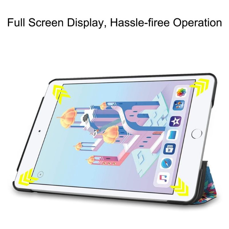 iPad Mini 2019 - Vlinders En Bloemen Smart Case