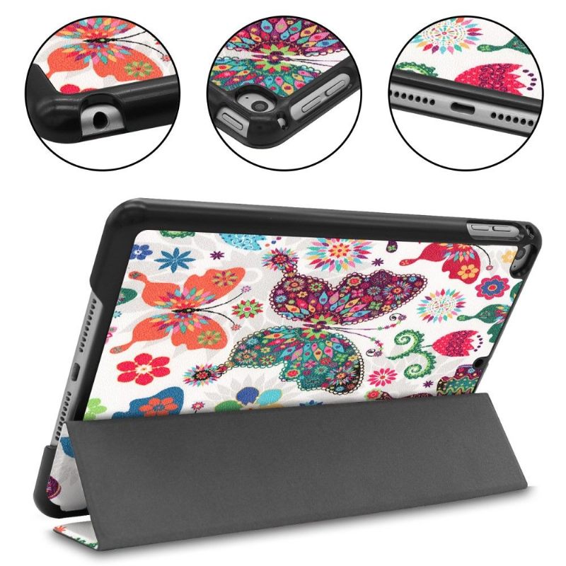 iPad Mini 2019 - Vlinders En Bloemen Smart Case