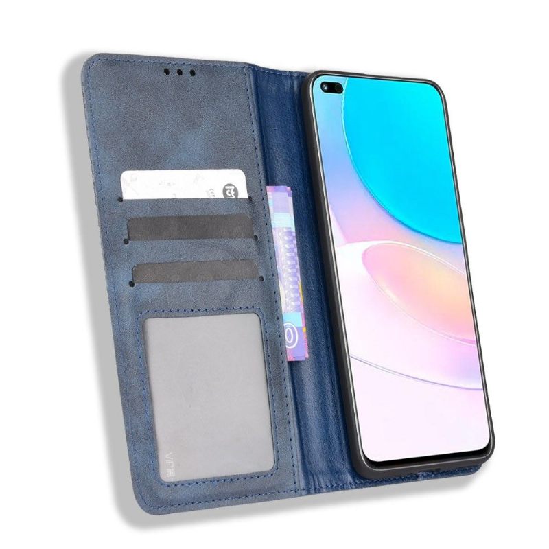 Cover voor Huawei Nova 8i / Honor 50 Lite Leer In Cirénius-stijl