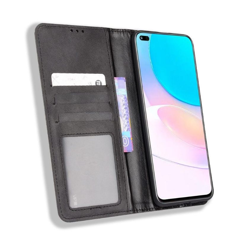 Cover voor Huawei Nova 8i / Honor 50 Lite Leer In Cirénius-stijl