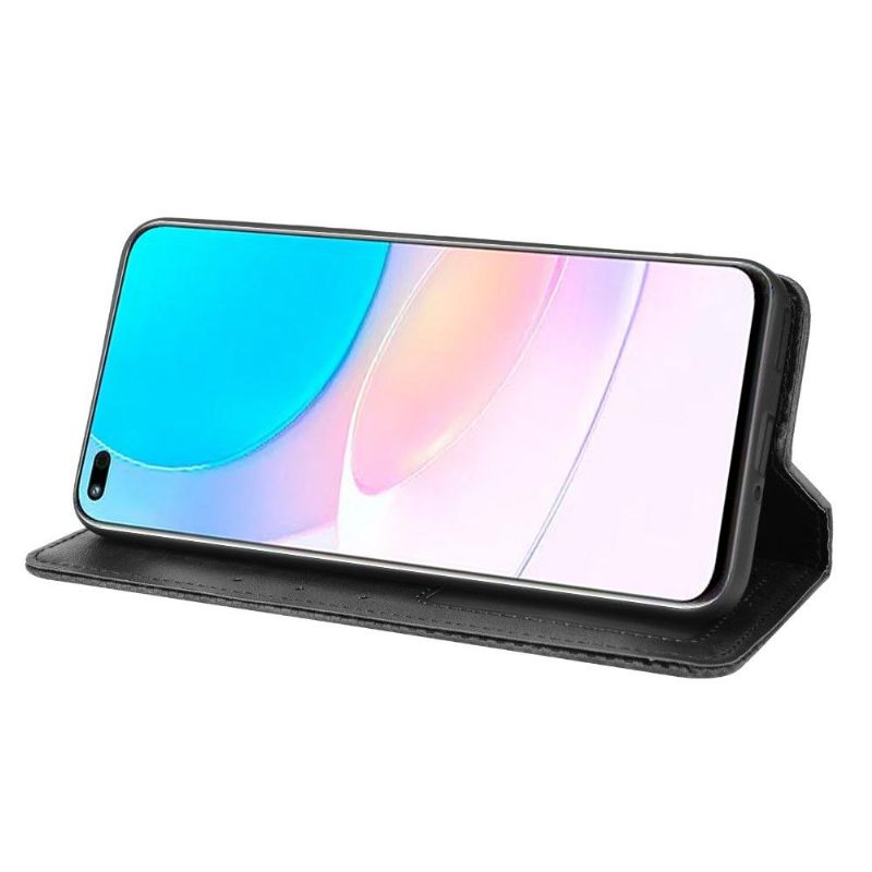 Cover voor Huawei Nova 8i / Honor 50 Lite Leer In Cirénius-stijl