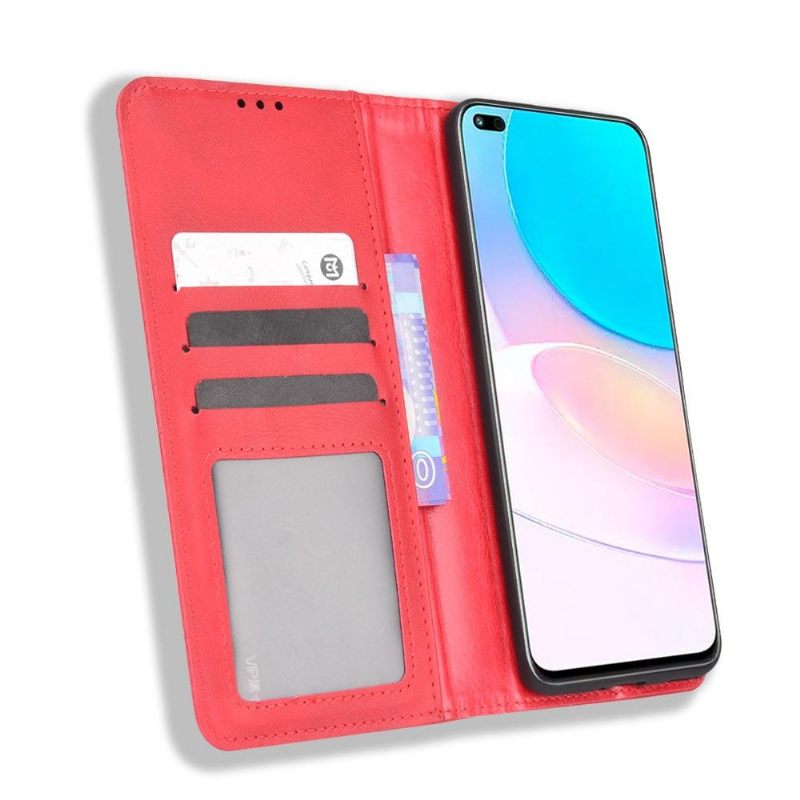 Cover voor Huawei Nova 8i / Honor 50 Lite Leer In Cirénius-stijl