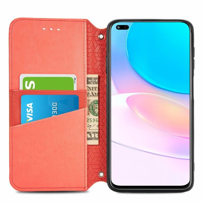 Folio-hoesje voor Huawei Nova 8i / Honor 50 Lite Anti-fall Flip Chique Mandala