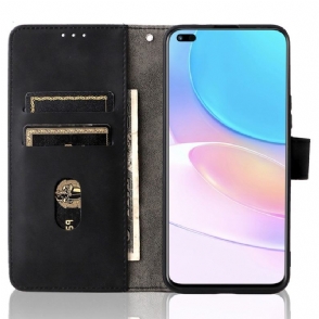 Leren Hoesje voor Huawei Nova 8i / Honor 50 Lite Bescherming Zachte Aanraking