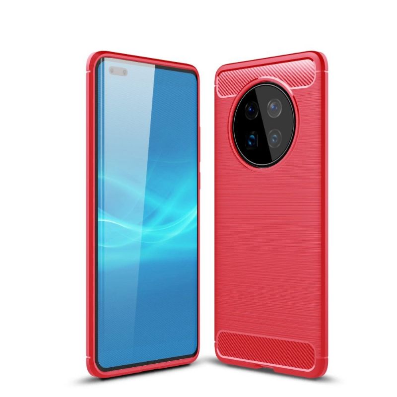 Hoesje voor Huawei Mate 40 Pro Flexibel Geborsteld Effect