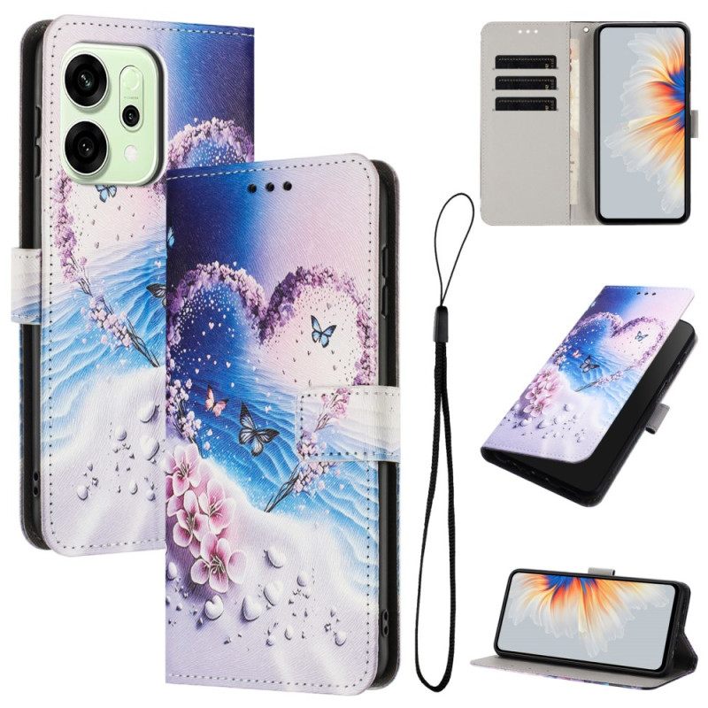 Flip Case Leren Oppo Reno 14 5g Hart