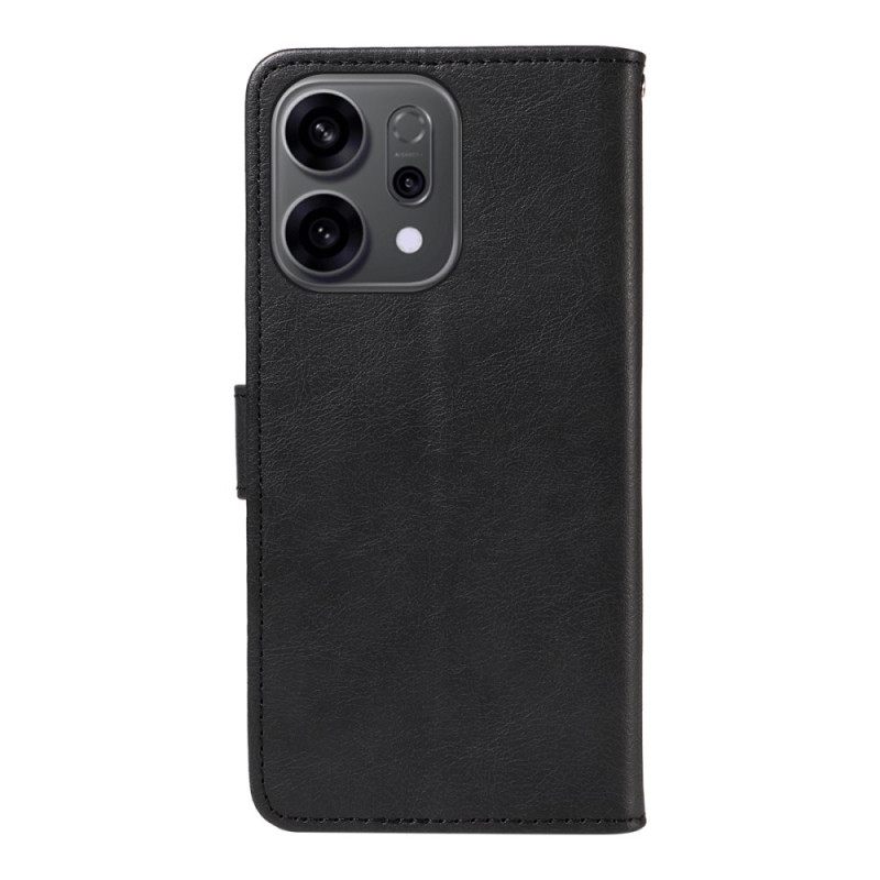 Folio-hoesje Oppo Reno 14 5g Effen Bandje