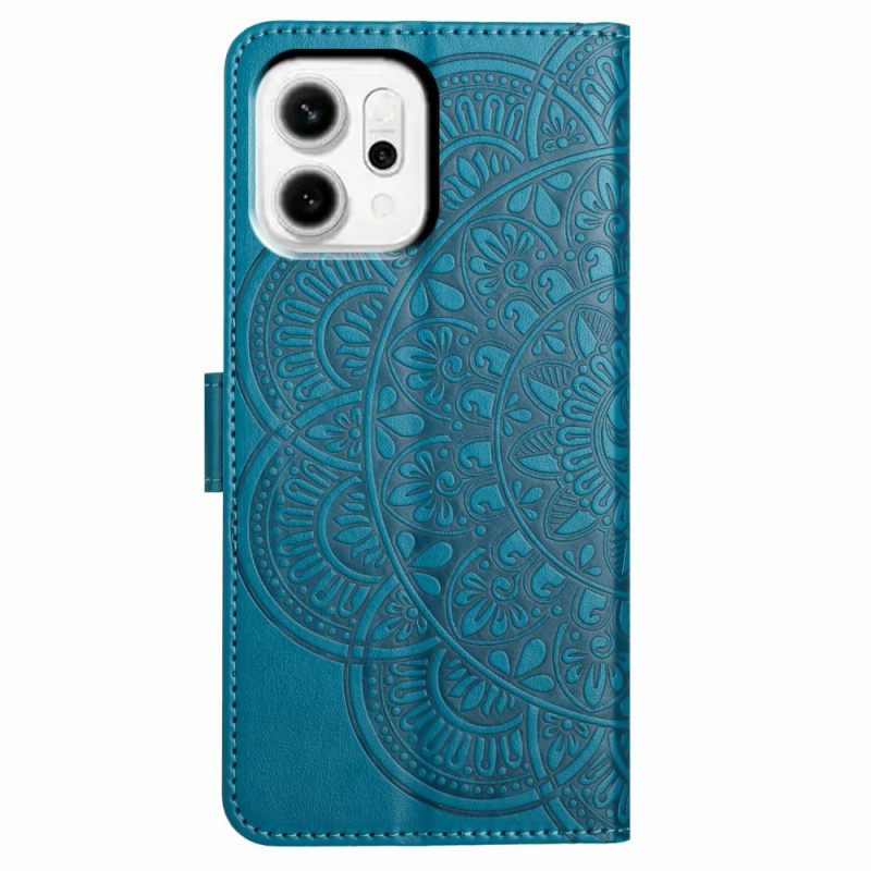 Folio-hoesje Oppo Reno 14 5g Gegraveerde Mandala