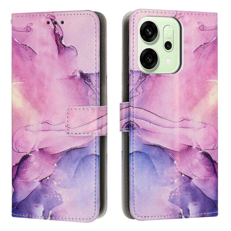 Folio-hoesje Oppo Reno 14 5g Telefoonhoesje Marmer