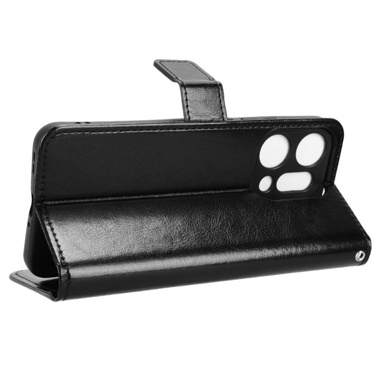 Folio-hoesje Oppo Reno 14 5g Telefoonhoesje Opvallend Imitatieleer