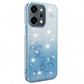 Hoesje Oppo Reno 14 5g Bloemen En Strass-steentjes