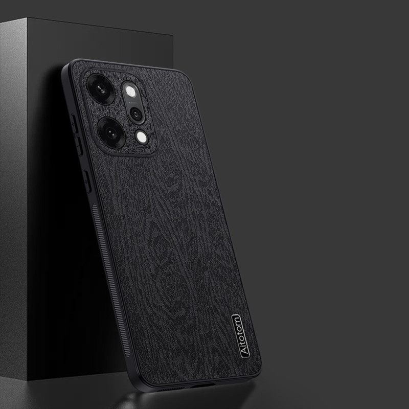 Hoesje Oppo Reno 14 5g Houtstructuur