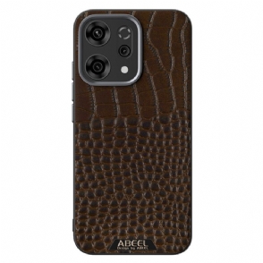 Hoesje Oppo Reno 14 5g Magsafe-compatibel Abeel Met Krokodillenprint