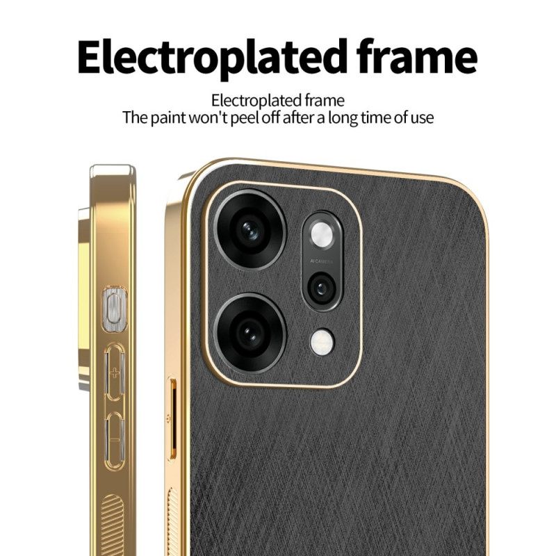 Hoesje Oppo Reno 14 5g Zijdetextuur