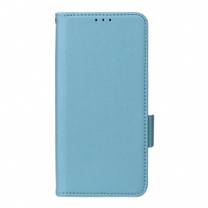 Leren Hoesje Oppo Reno 14 5g Gestructureerd Met Bandje Bescherming Hoesje