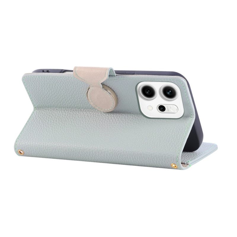 Leren Hoesje Oppo Reno 14 5g Portemonnee Met Rits Bescherming Hoesje