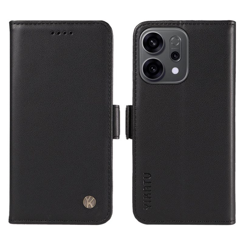 Leren Hoesje Oppo Reno 14 5g Yikatu Bescherming Hoesje