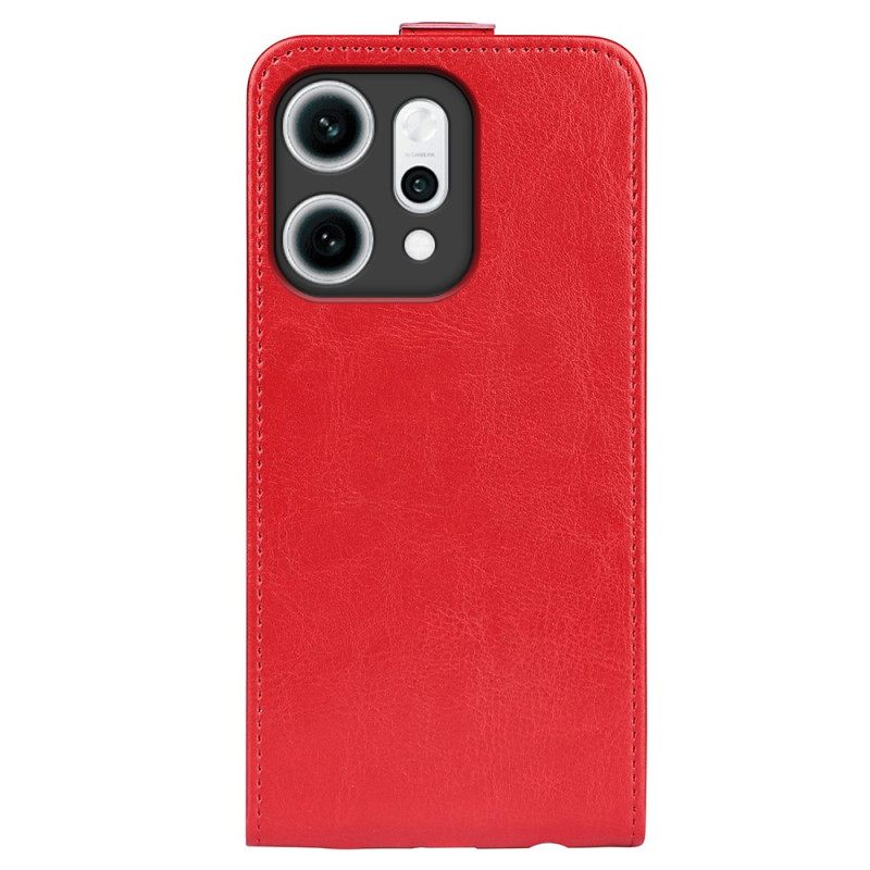 Leren Hoesje Voor Oppo Reno 14 5g Verticale Flipcover