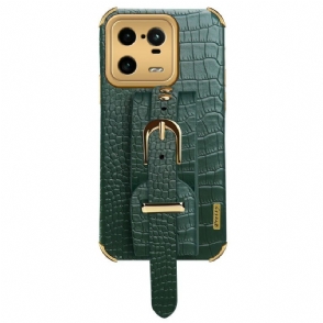Hoesje voor Xiaomi 13 Pro Croco Band