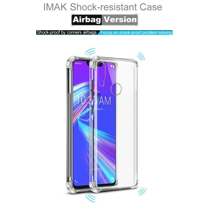 Asus Zenfone Max M2 - Class Protect Transparante Behuizing + Beschermende Film