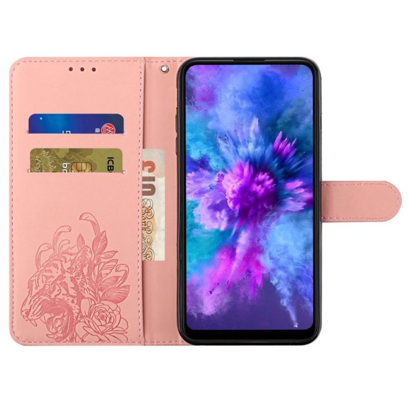 Flip Case voor Samsung Galaxy A21s Tijgerontwerp