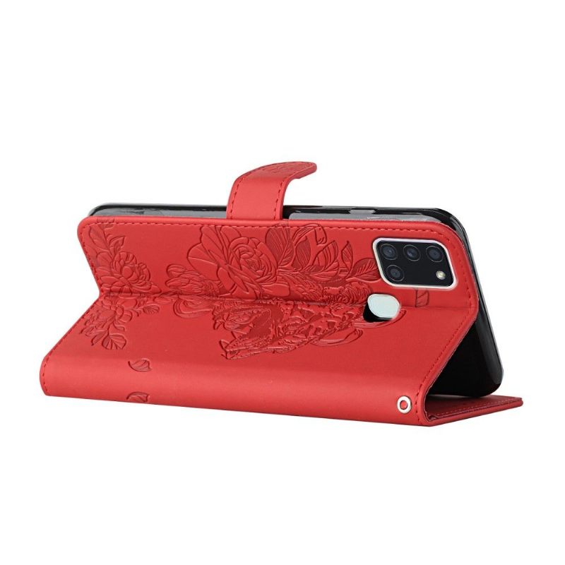 Flip Case voor Samsung Galaxy A21s Tijgerontwerp