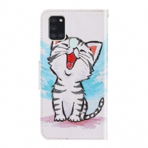 Folio-hoesje voor Samsung Galaxy A21s Chatinhoud