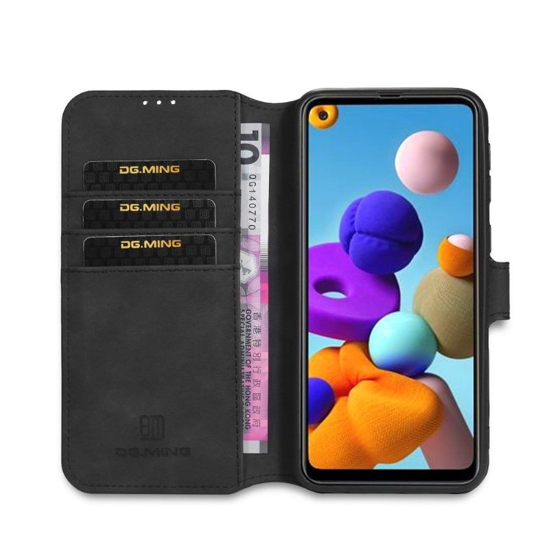 Folio-hoesje voor Samsung Galaxy A21s Dg Ming Retro Stijl