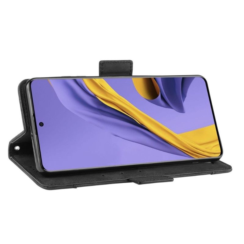 Folio-hoesje voor Samsung Galaxy A21s Premium Met Kaarthouder