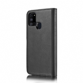 Hoesje Folio-hoesje voor Samsung Galaxy A21s Bescherming Hoesje 2 in 1 Afneembaar