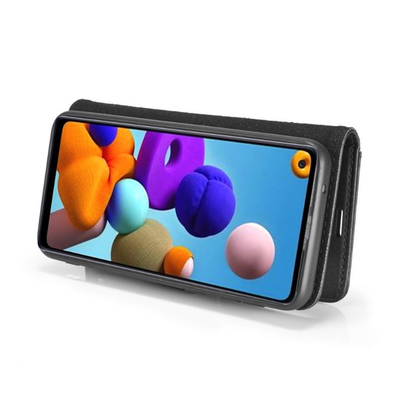 Hoesje Folio-hoesje voor Samsung Galaxy A21s Bescherming Hoesje 2 in 1 Afneembaar