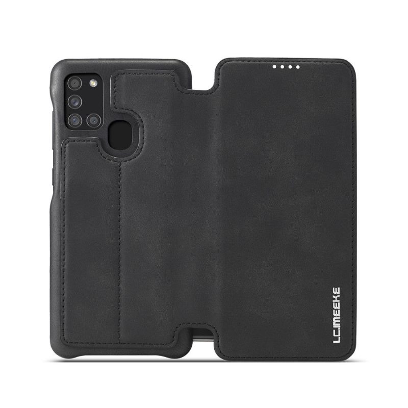 Hoesje voor Samsung Galaxy A21s Folio-hoesje Kunstleer