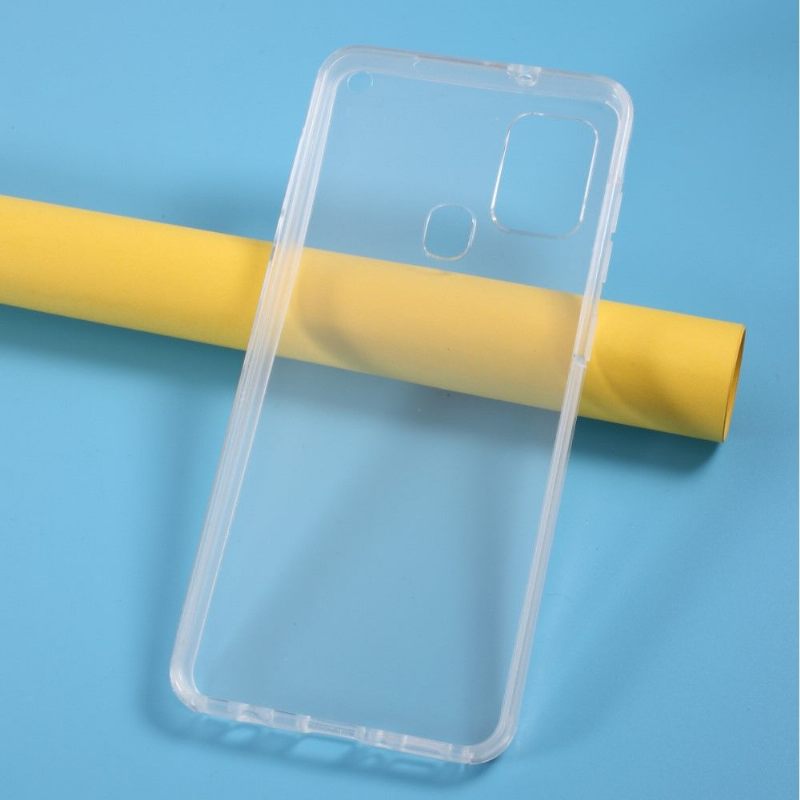 Hoesje voor Samsung Galaxy A21s Integraal Transparant (2 Stuks)